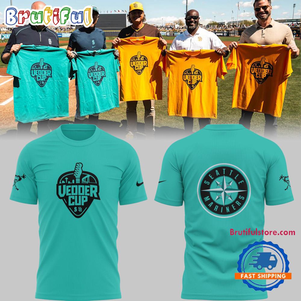 Seattle Mariners Baseball Vadder Cup 2025 3D Print Shirt