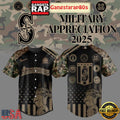 Seattle Mariners Celebrating Military Day Special Baseball Jersey