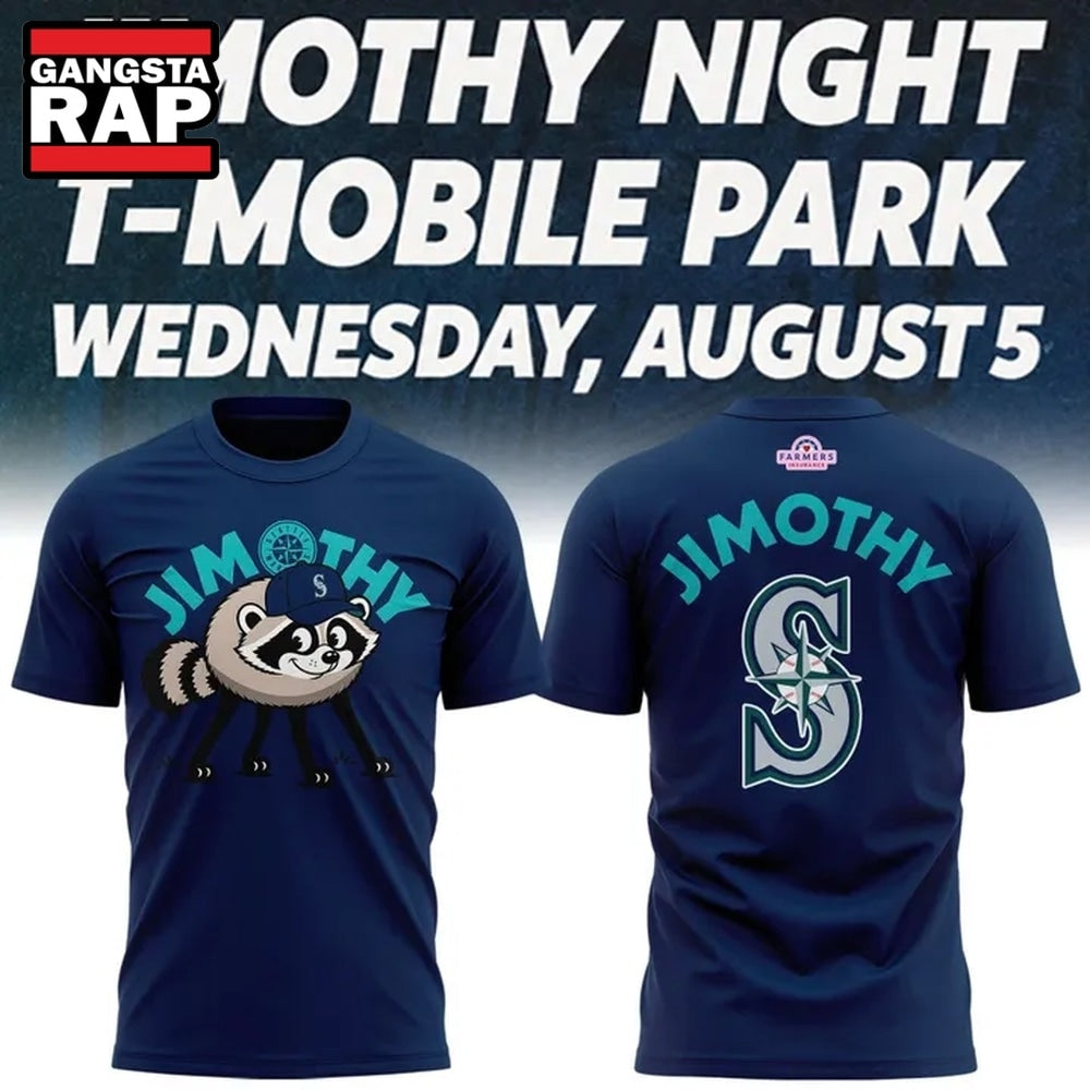 Seattle Mariners x Jimothy 2026 Limited Edition Hoodie T-Shirt