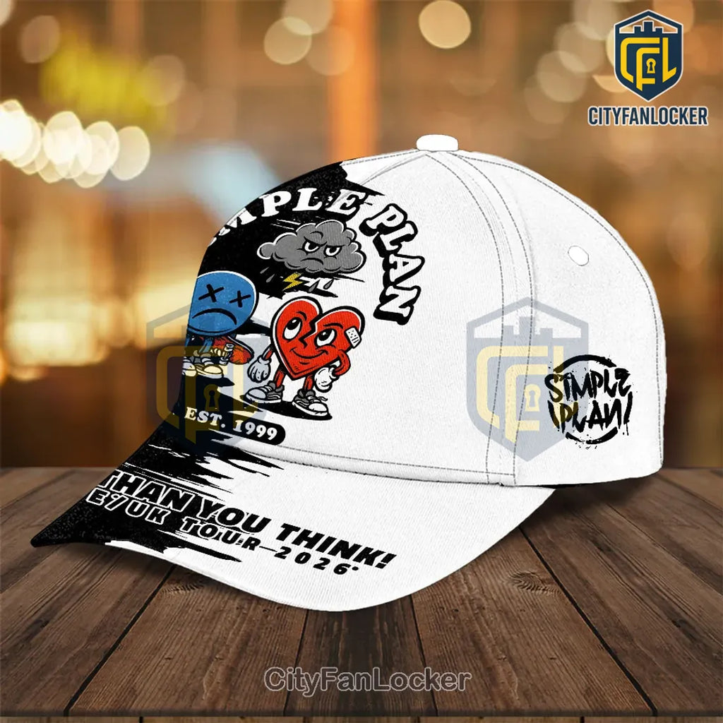 Simple Plan Tour 2026 Bigger Than You Think Commemorative Baseball Cap