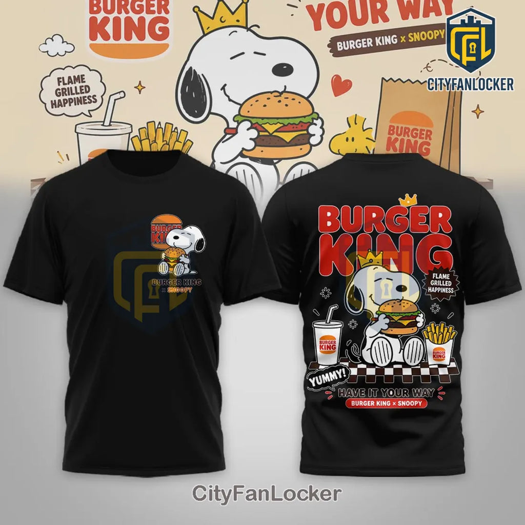 Snoopy x Burger King Flame Grilled Happiness T-Shirt
