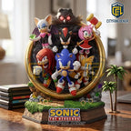 Sonic the Hedgehog 35th Anniversary Sculpted Diorama Statue
