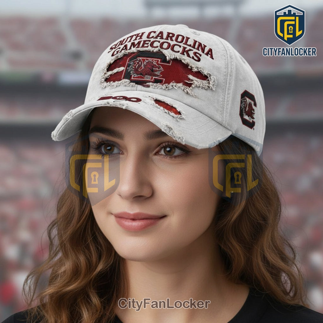 South Carolina Gamecocks Distressed Baseball Cap