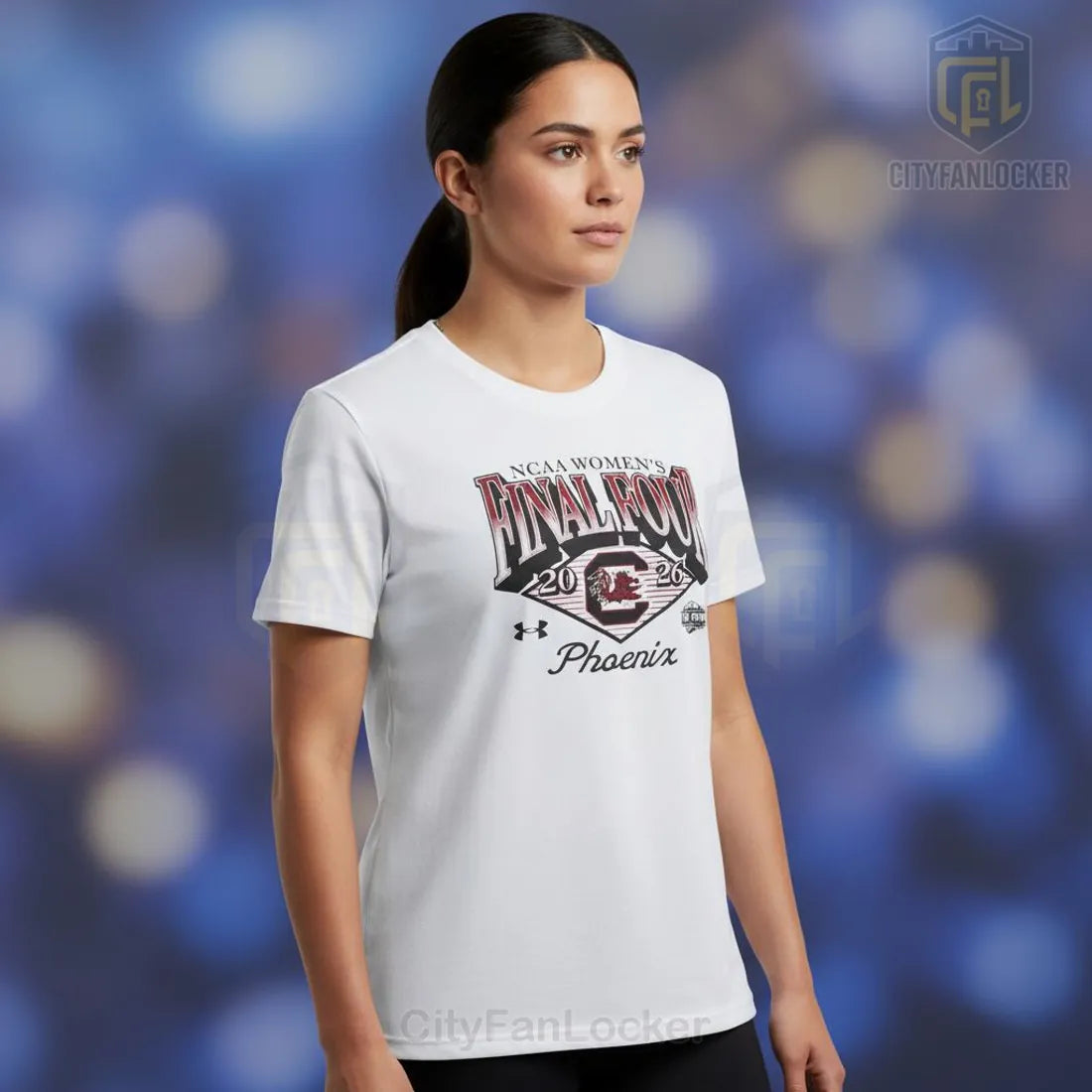 South Carolina Gamecocks NCAA Women’s Final Four 2026 Phoenix T-Shirt