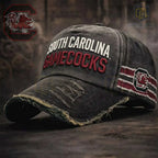 South Carolina Gamecocks Vintage Distressed Embroidered Adjustable Baseball Cap