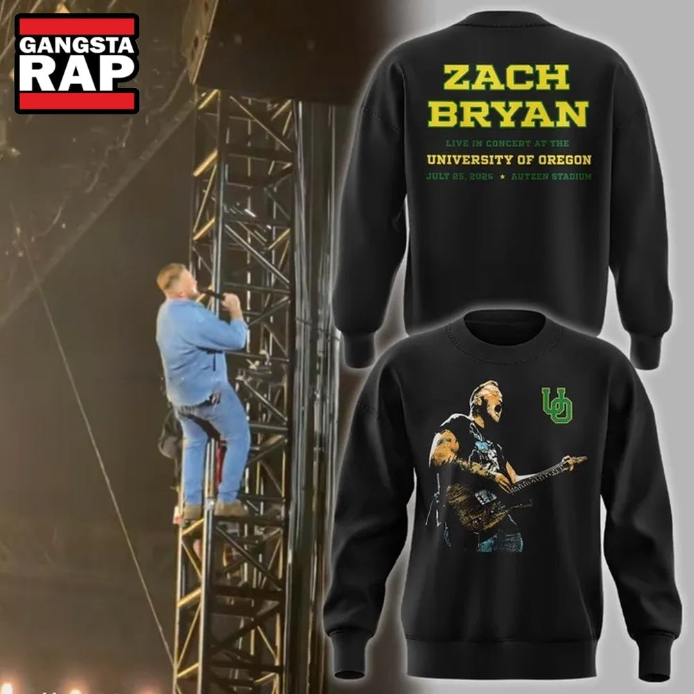 Special 2026 Zach Bryan x Oregon Ducks Hoodie T-Shirt