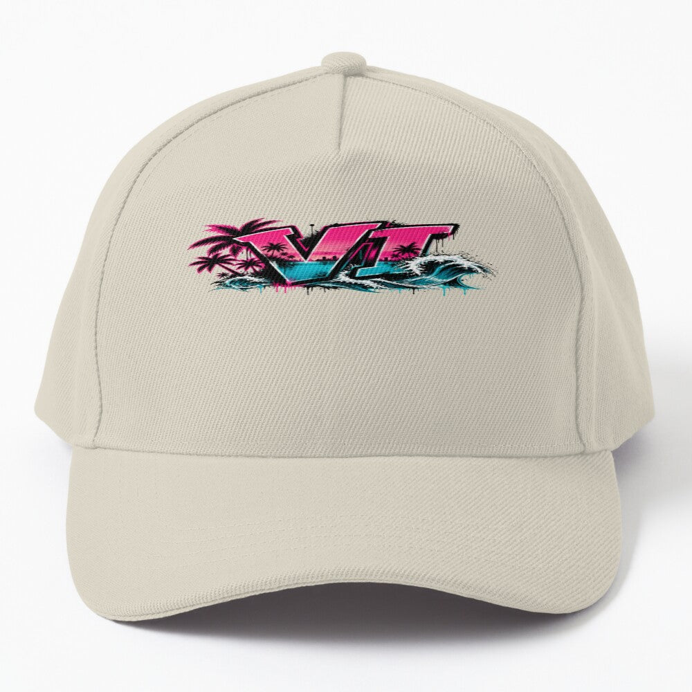 Vice City VI Graffiti Neon Beach Waves - GTA 6 Hat