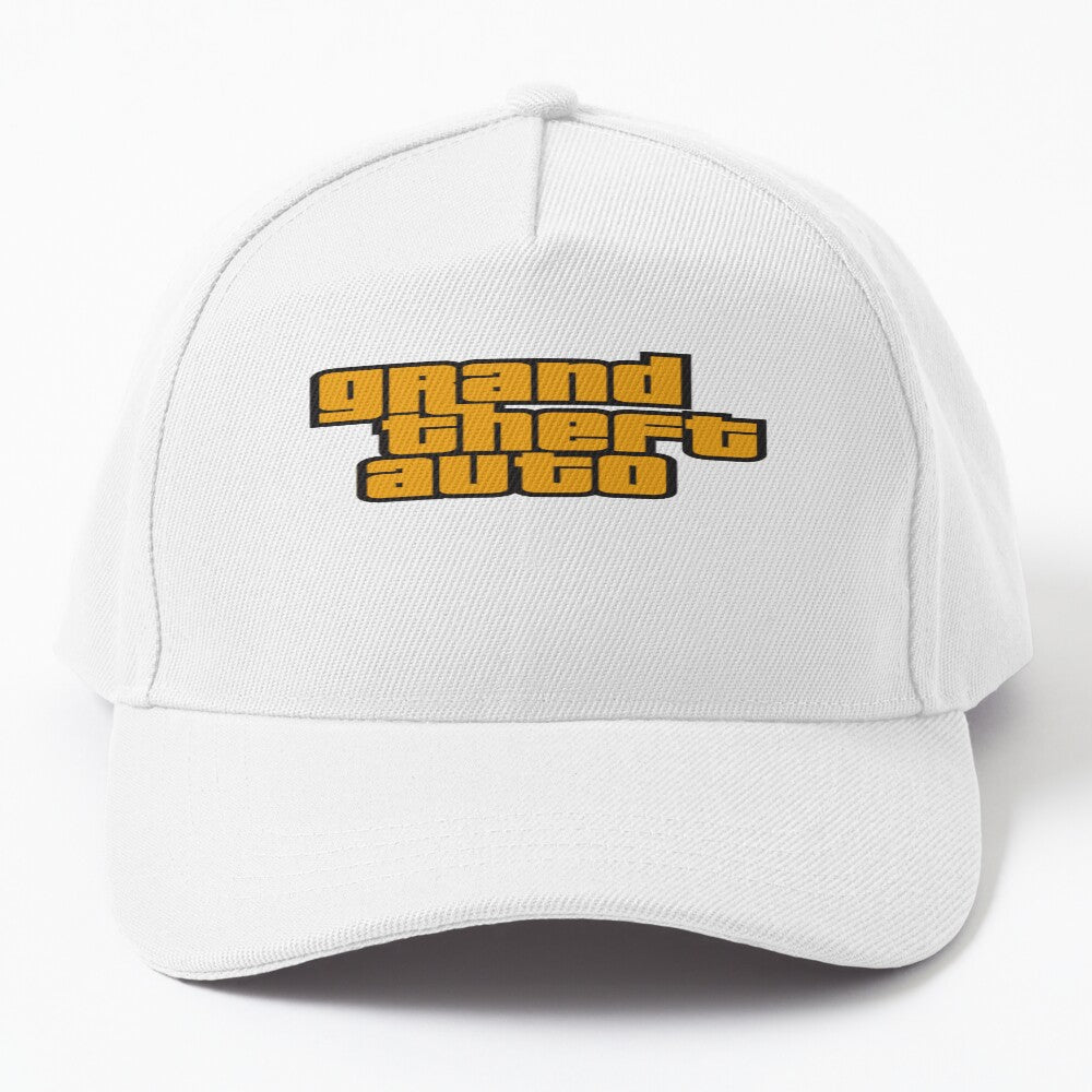 GTA Grand Theft Auto Logo Strong Gold Hat