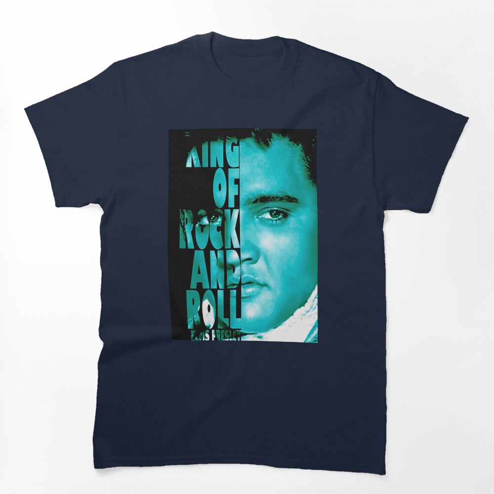 The King Of Rock And Roll Print Shirt