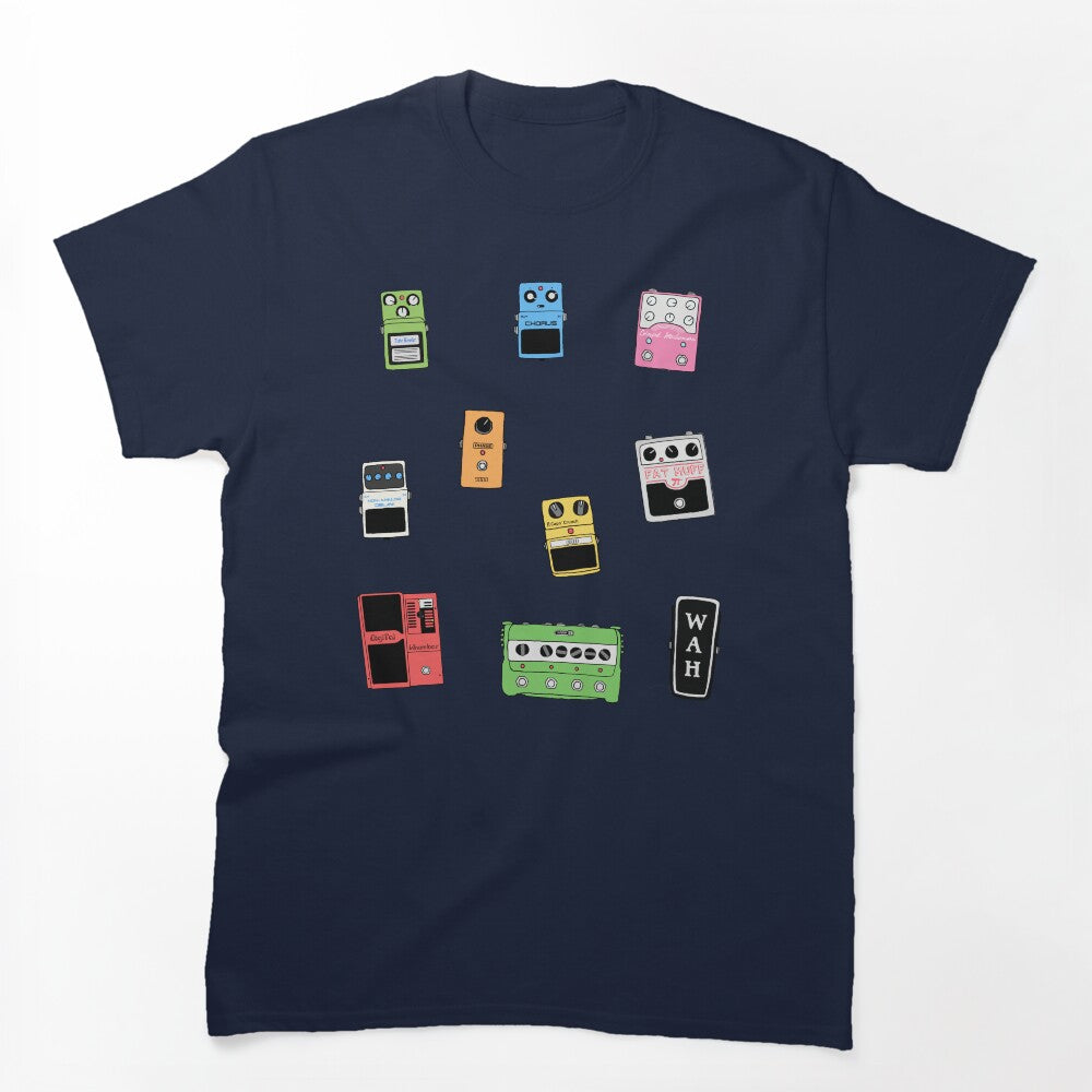 GUITAR PEDALS Pack All Over Print Mug Recording Studio Engineer Shirt