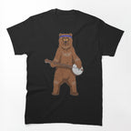 Banjo Bear Hippie Bluegrass Throwback Musician 35 Shirt