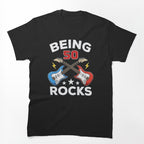 Being 50 Rocks - 50th Birthday Rock And Roll Guitarist Shirt