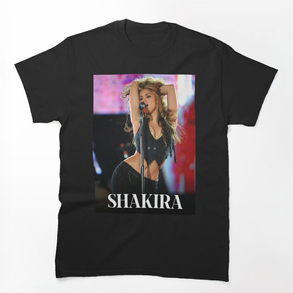 Shakira Live Concert Performance Portrait Shirt