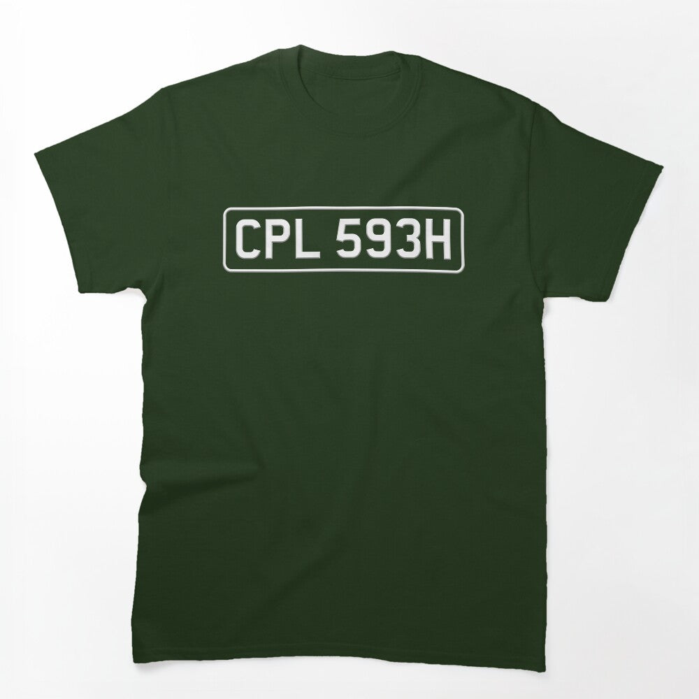 CPL 593H License Plate Shirt