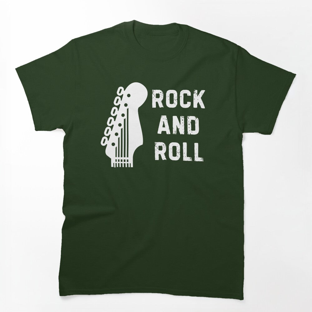 Rock And Roll Guitar Retro Music Lover Shirt