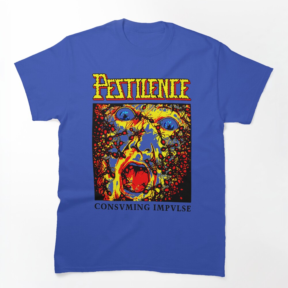 Yellow Face Of Death Metal Shirt