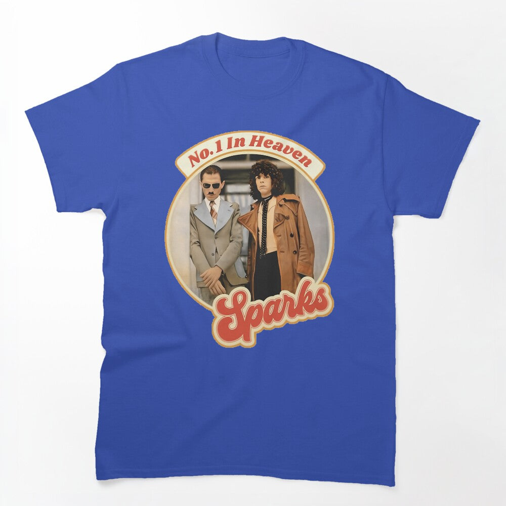Two Men Duo In Oval Frame Shirt