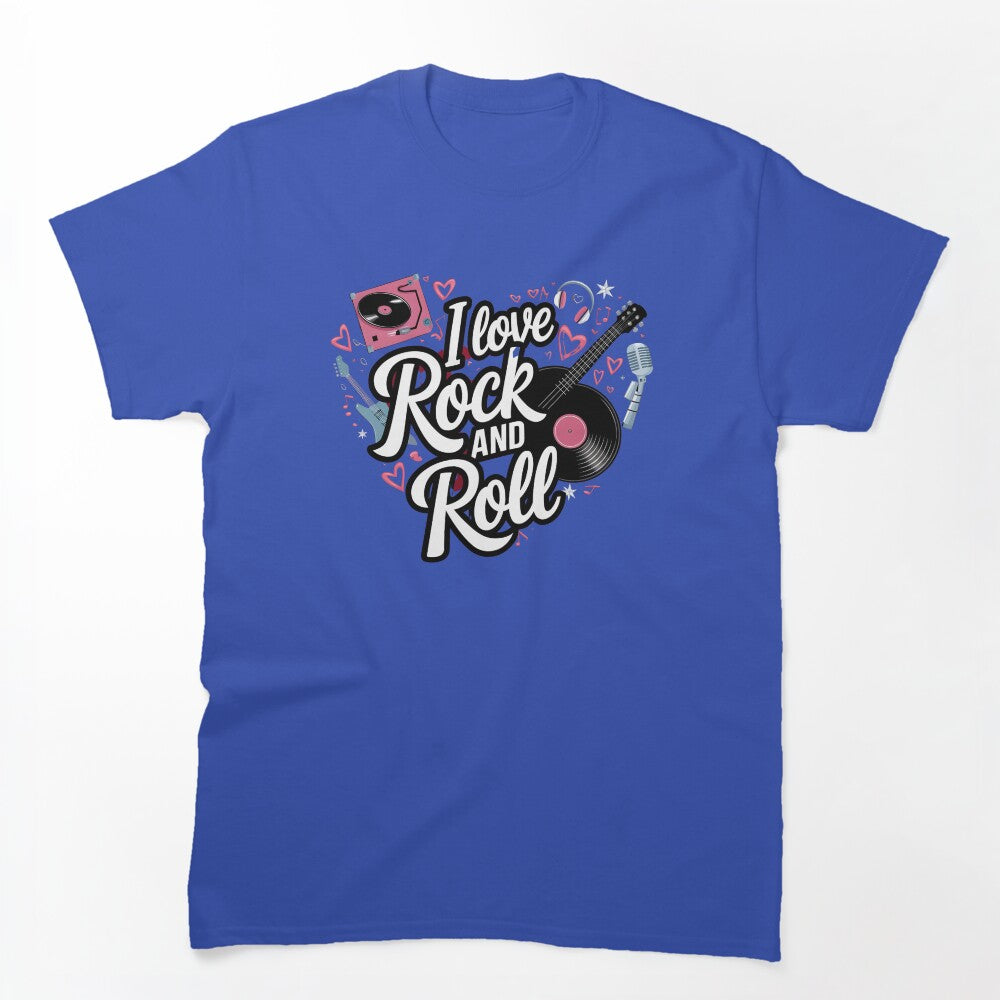 I Love Rock And Roll Music Love Shirt