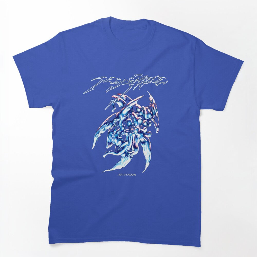 Glow Typography Sludge Metal Shirt