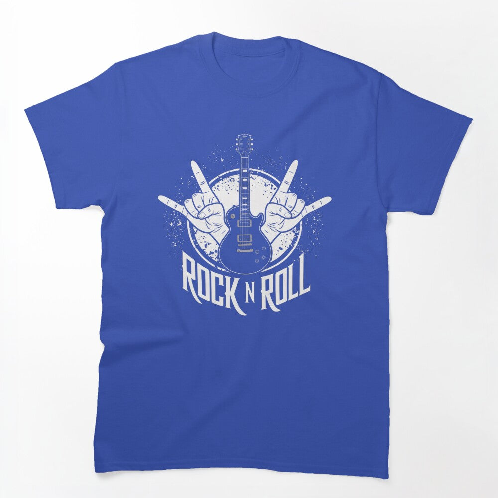 Rock 'n' Roll Guitar With Hand Gesture Shirt