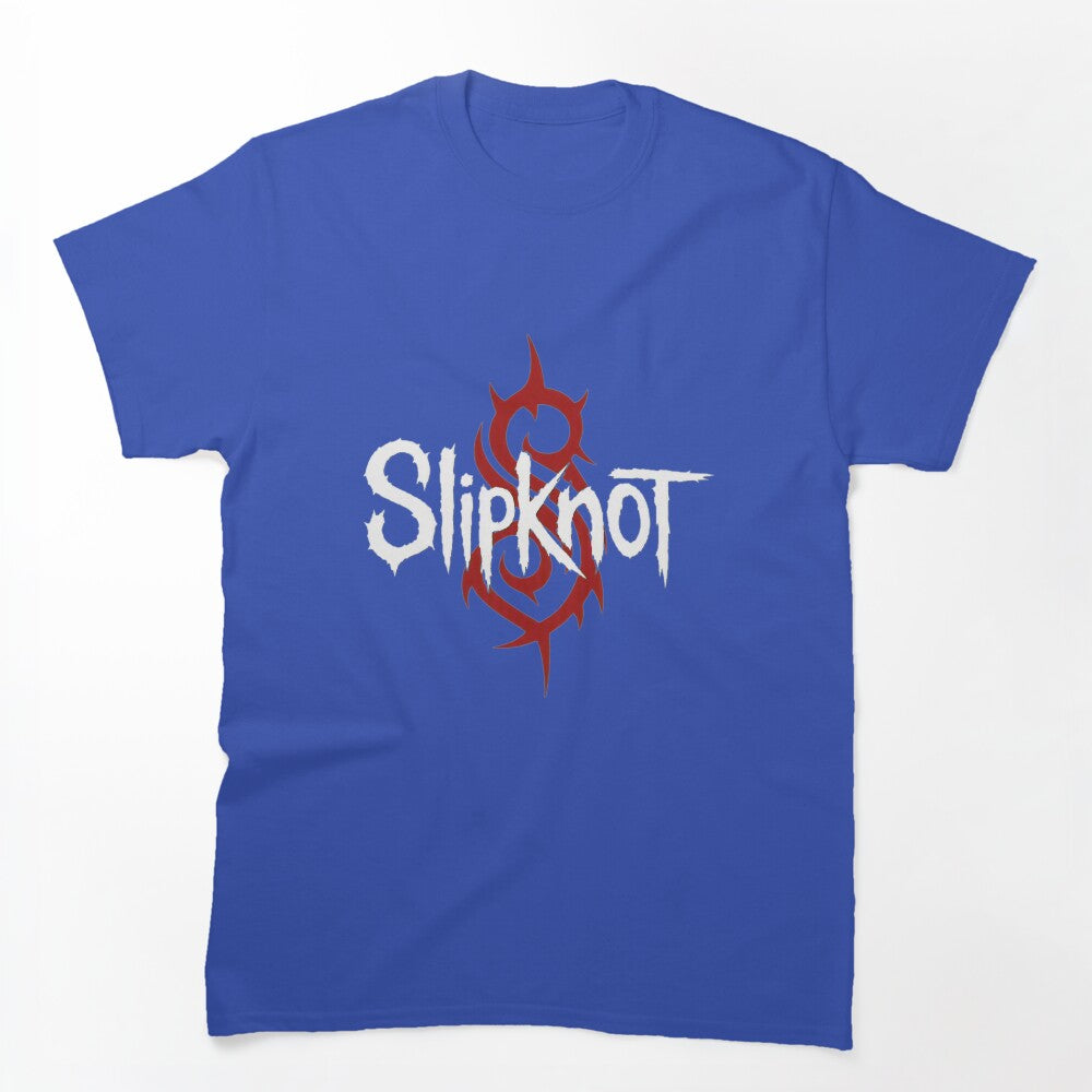 Slipknot Logo Red Tribal Heavy Metal Band Shirt