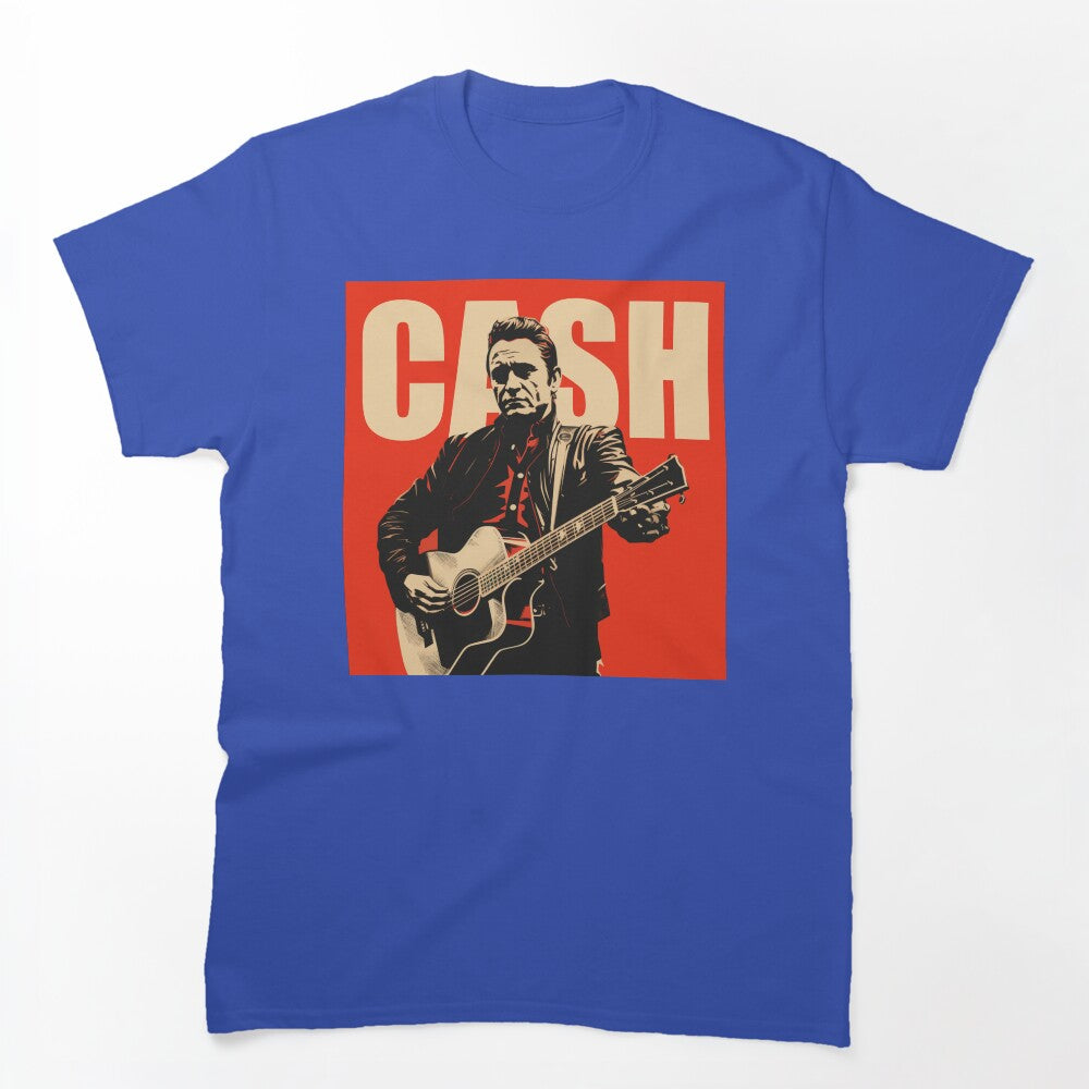 Johnny Cash Revival Vintage Hatch Show Print Tribute Shirt