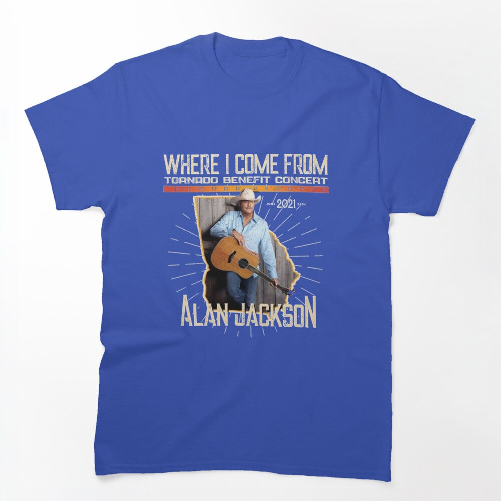 Alan Jackson Its Five Oclock Somwhere Neon Shirt