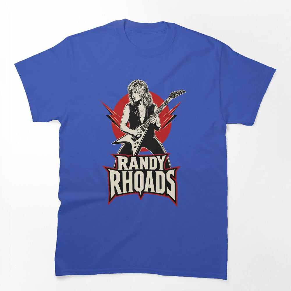Randy Rhoads Inspired Rock Guitar Design For Music Lovers Shirt