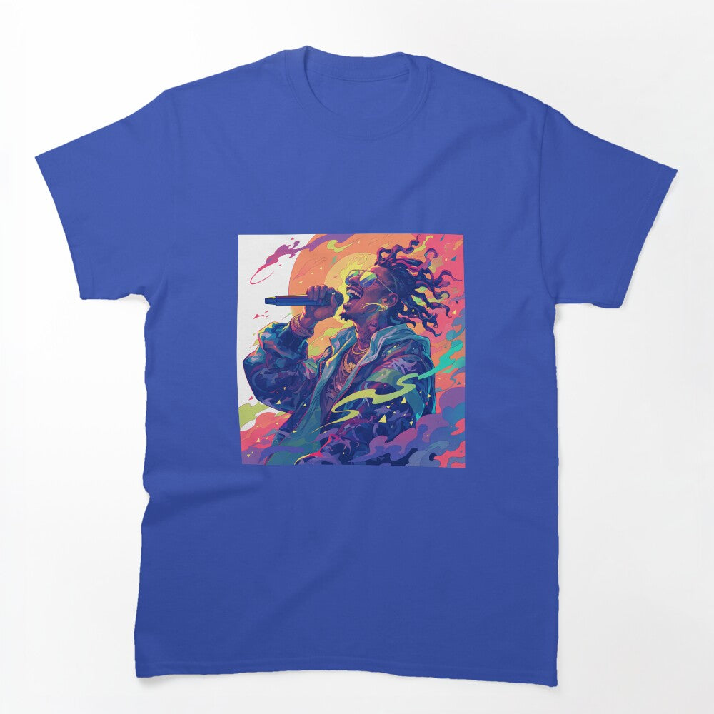 Psychedelic Hip-Hop King Surreal & Trippy Rap Art Shirt