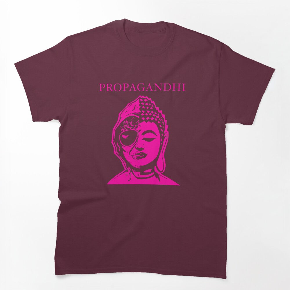 Pink Silhouette Style Melodic Hardcore Band Shirt