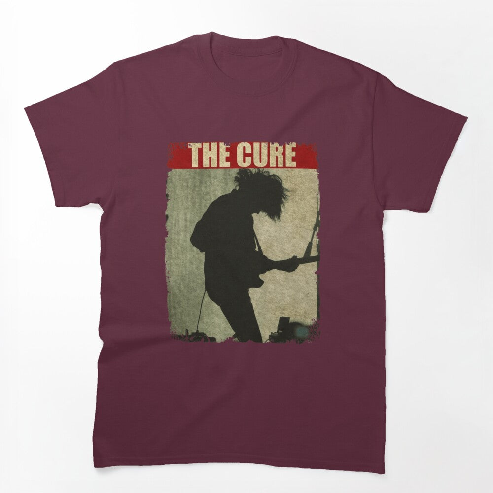 The Cure Gothic Post Punk Silhouette Design Shirt