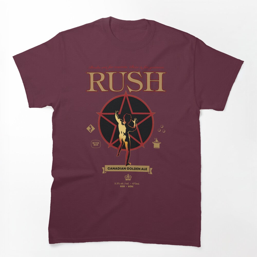 Rúsh Rock Band GOLDEN ALE Shirt