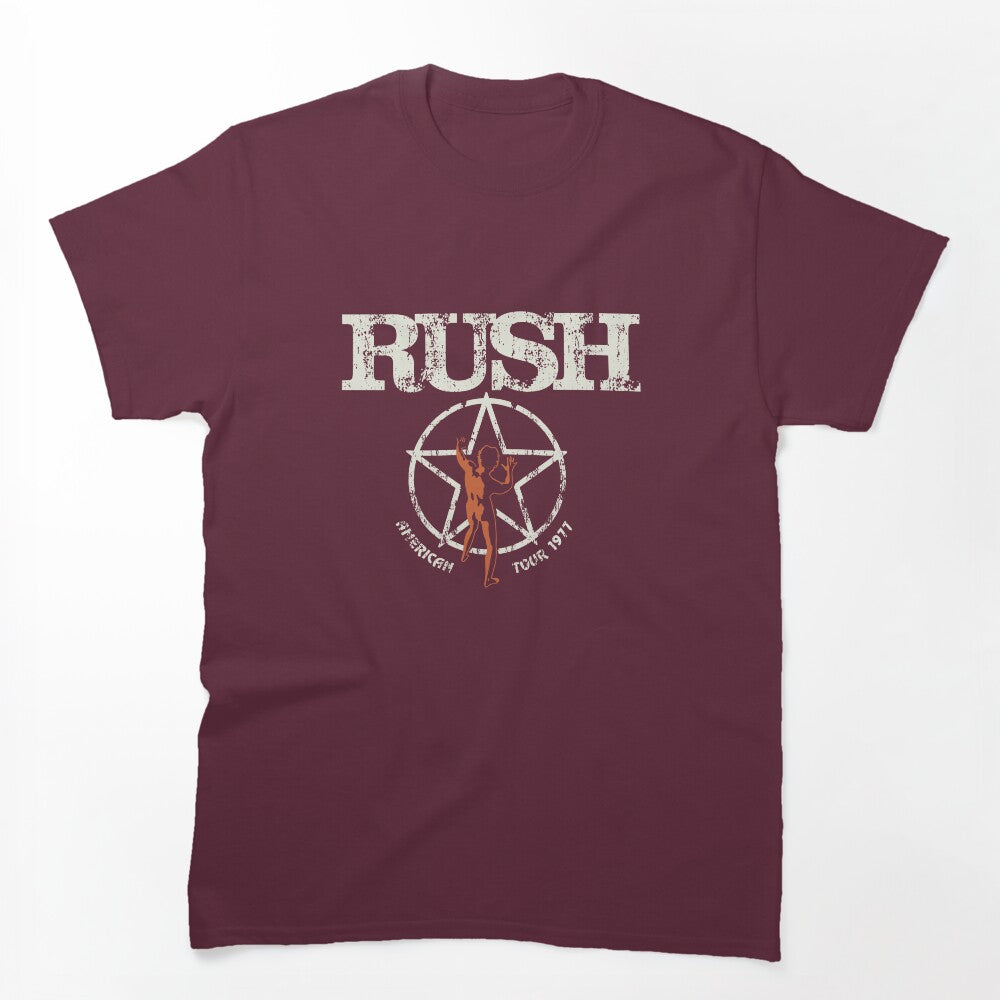 RÚSH Rock Band AMERICAN TOUR 1977 TOUR Shirt