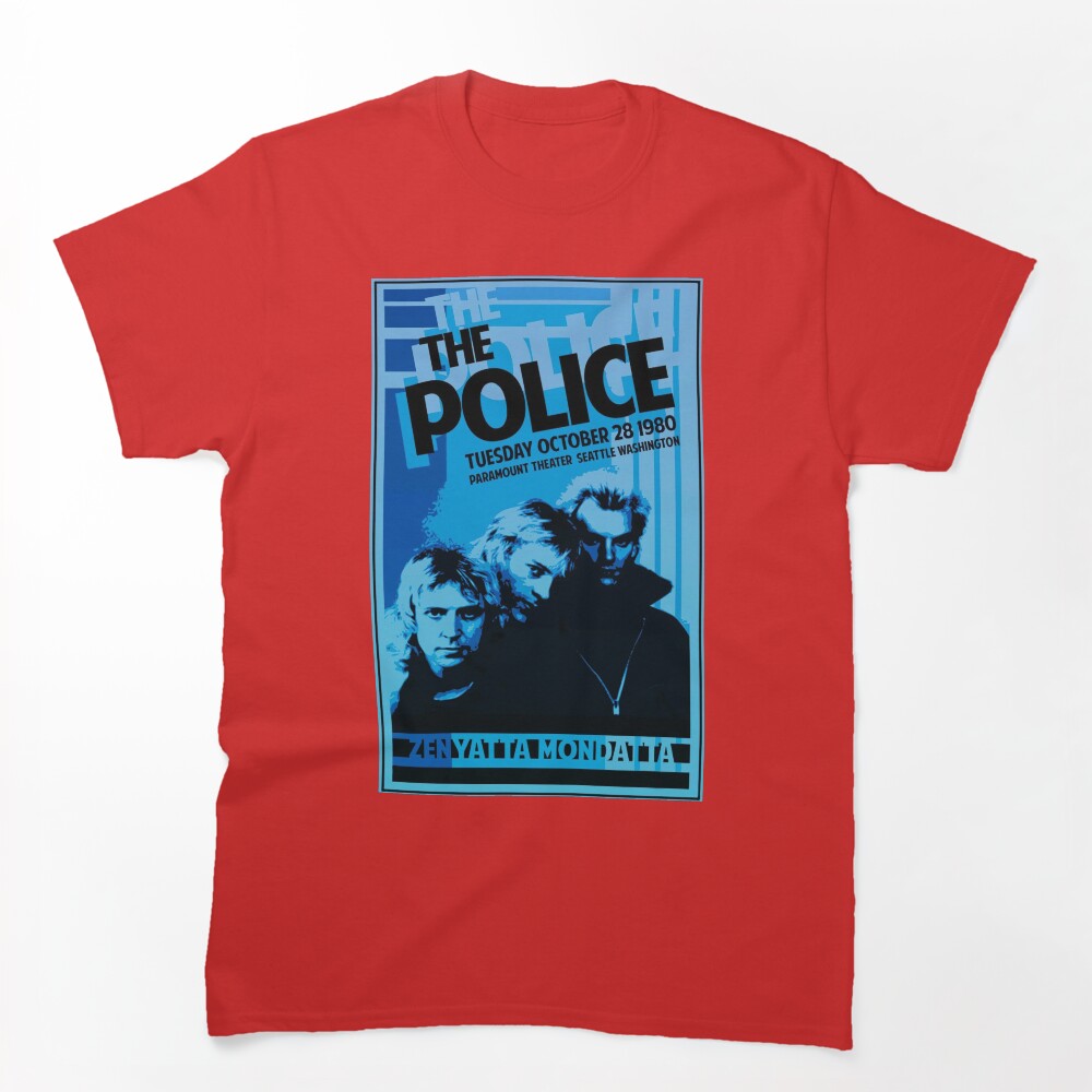 Concert The Zenyatta Mondatta 80s Tour Shirt