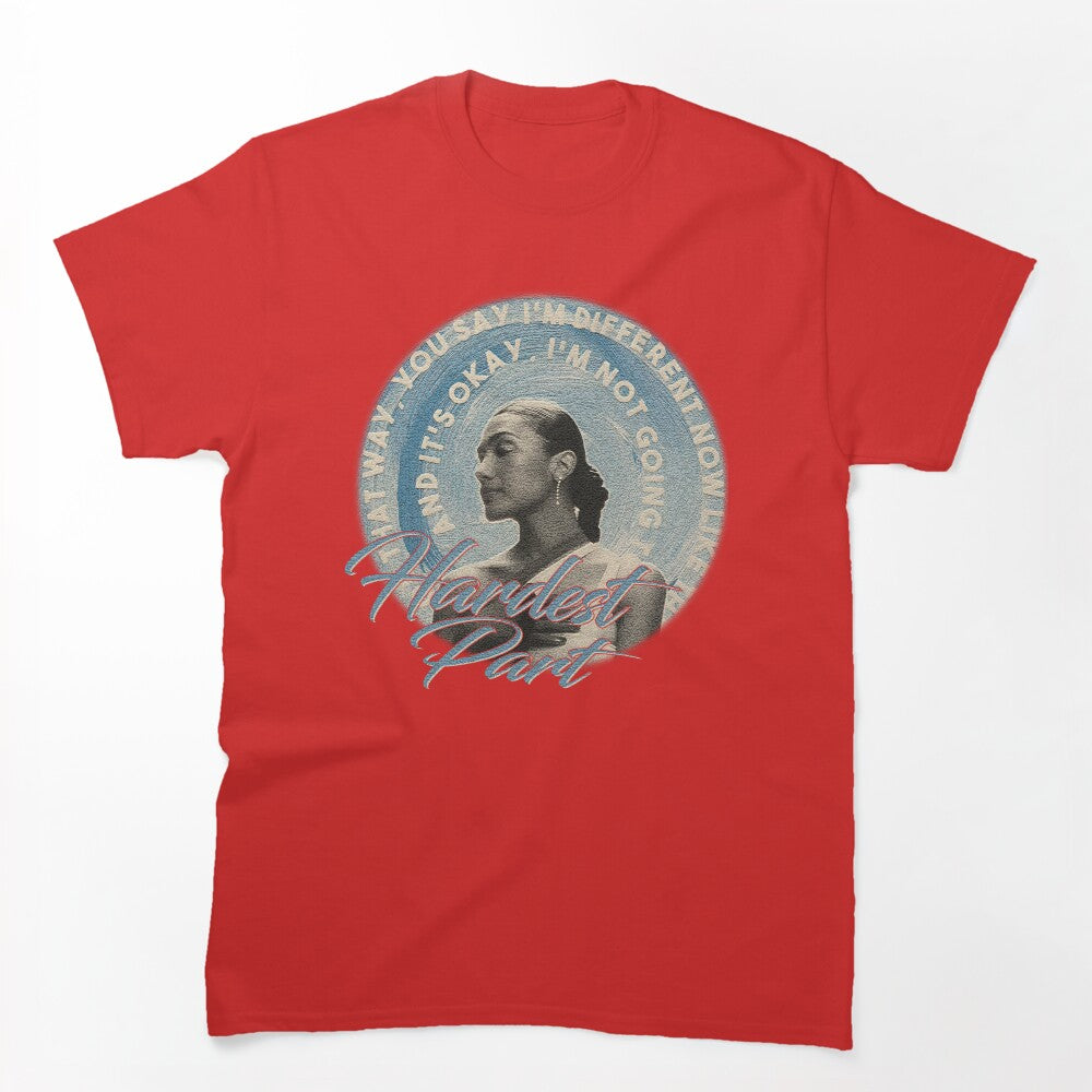 Lyrics In Background Pop Singer Face Shirt
