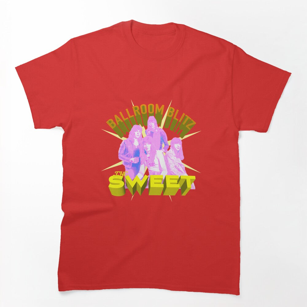 The Sweet Ballroom Blitz Glam Rock Design Shirt