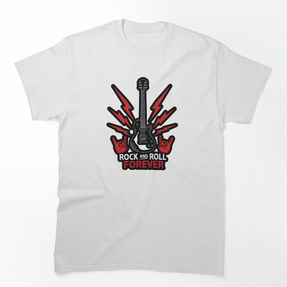 Rock And Roll Forever Rock Guitar Music Rock Concert Metal Music Shirt