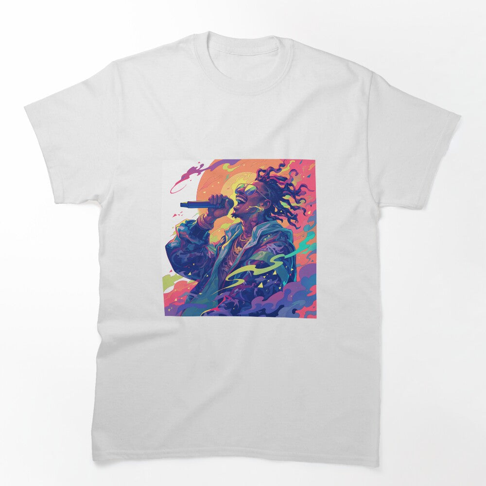 Psychedelic Hip-Hop King Surreal & Trippy Rap Art Shirt