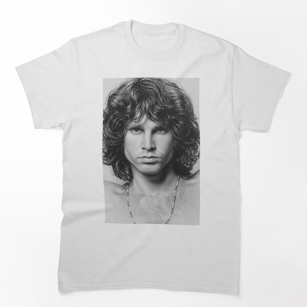Jim Morrison Charcoal Portrait 1 Shirt