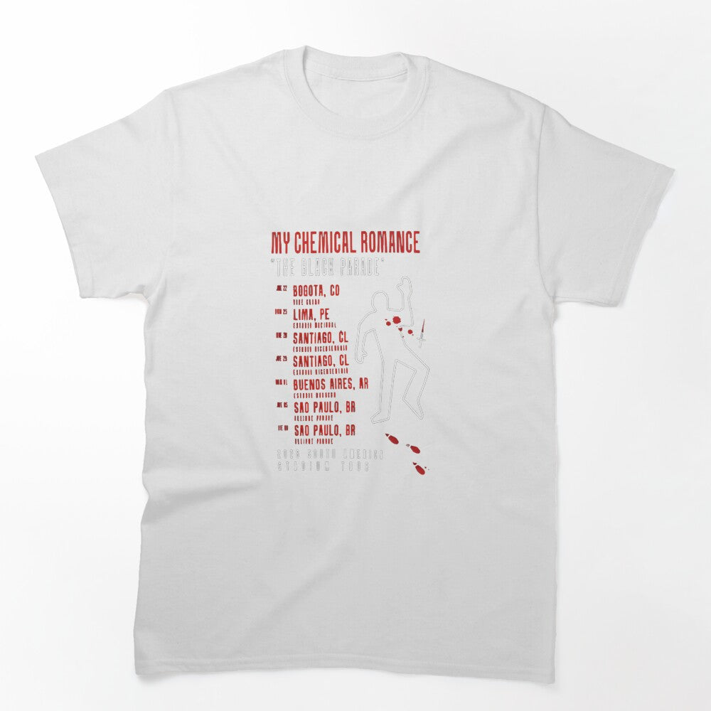 My Chemical Romance The Black Parade 2026 South America Tour Shirt