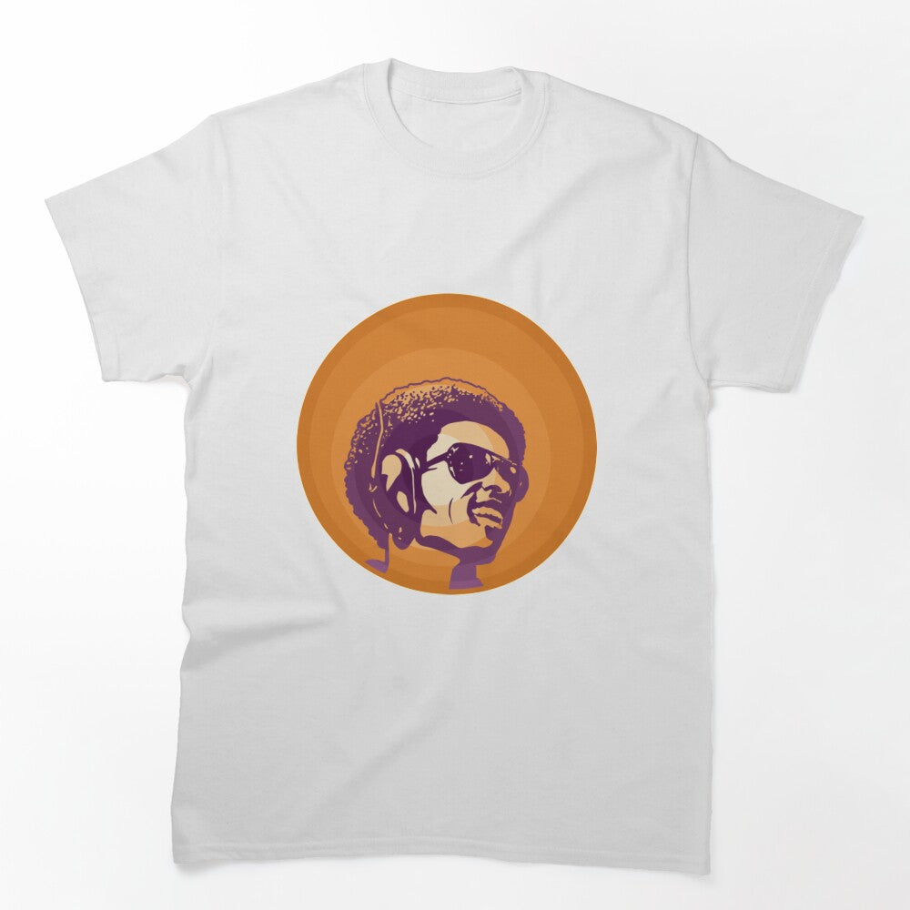 Stevie Wonder Stevie Wonder Orange_Purple _ Shirt