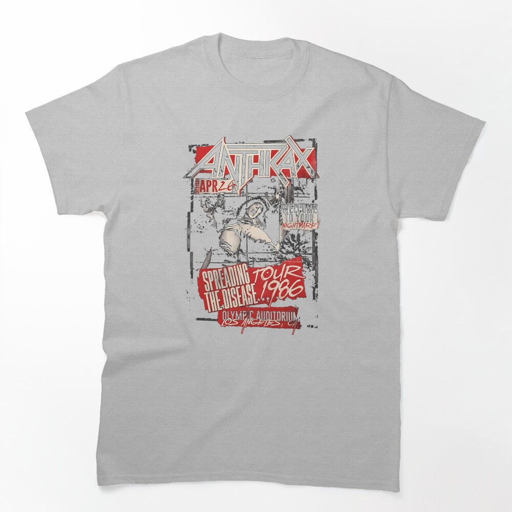 Spreading The Disease Thrash Metal Tour Shirt