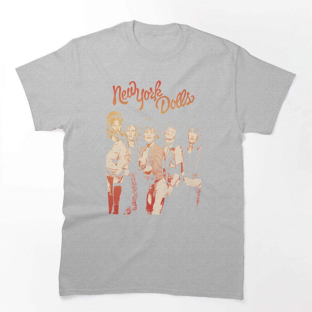 New York Dolls Proto Glam Rock Band Shirt