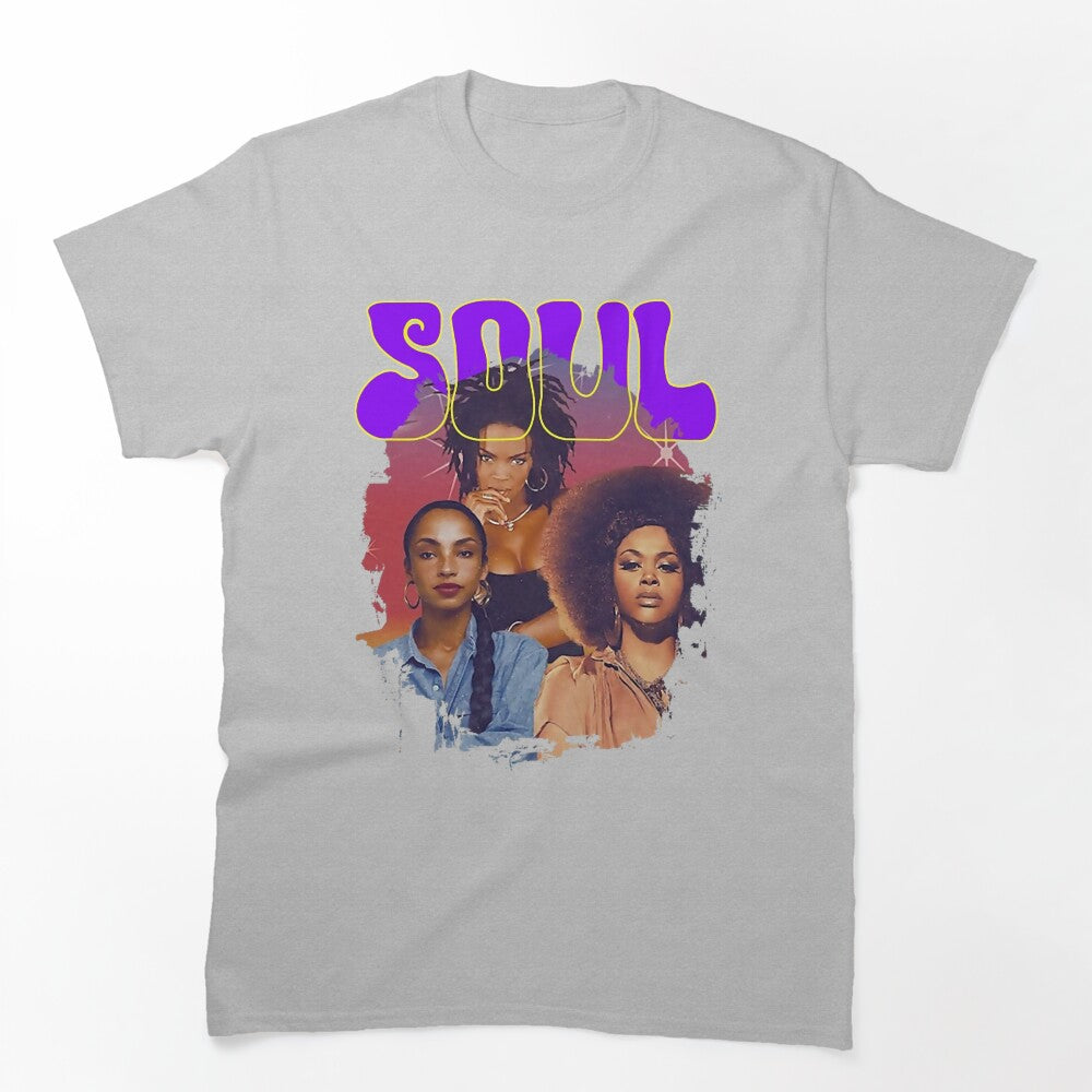 Beautiful Queen Of Soul - Lauryn Hill - Sade Adu - Jill Music Scott Shirt