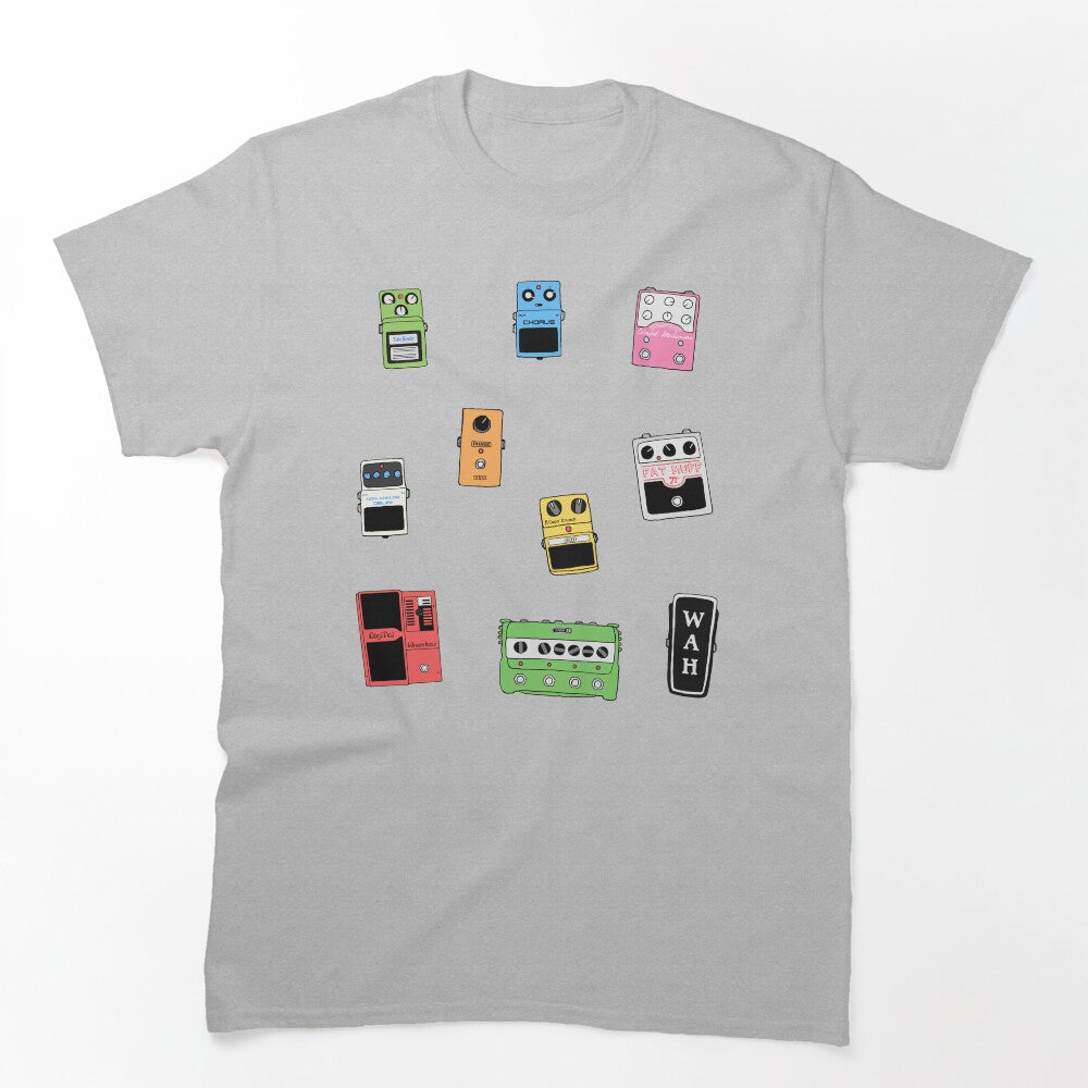GUITAR PEDALS Pack All Over Print Mug Recording Studio Engineer Shirt