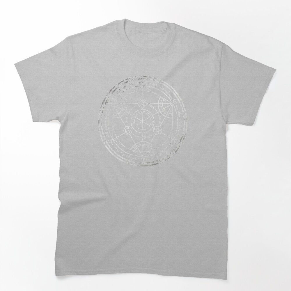 Human Transmutation Circle - Silver Grunge Shirt