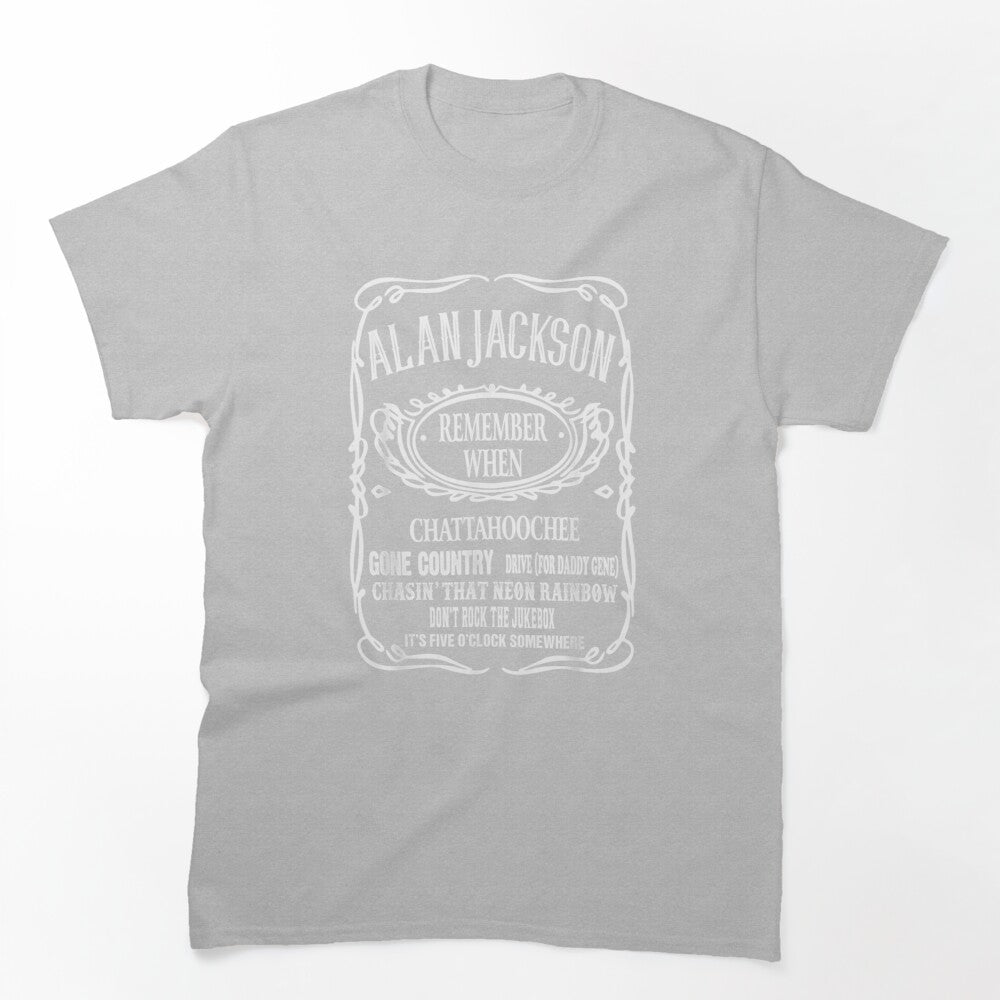 Remembers When Alan Arts Jacksons Est 1958 Outlaws Musician Shirt