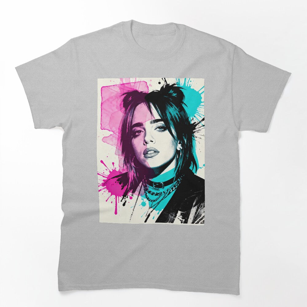 Billie Eilish Pop Art Splash Shirt