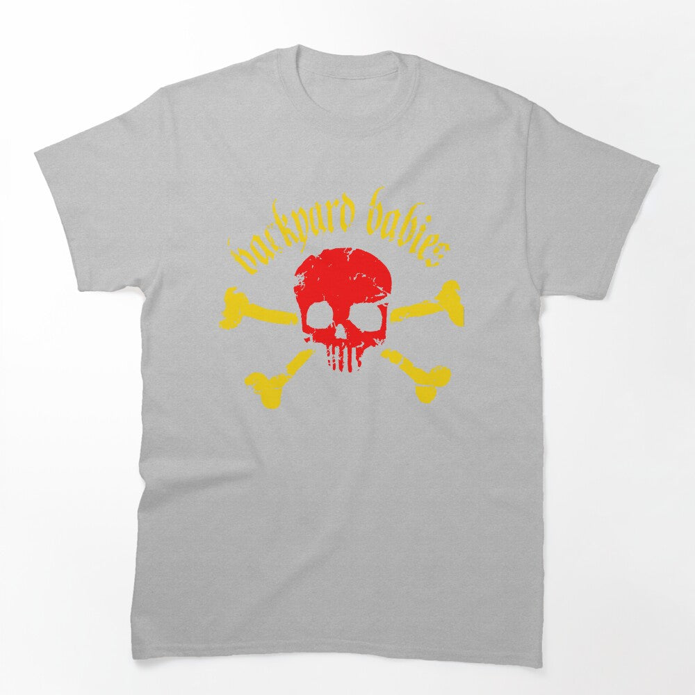 Red Head Skull With Yellow Bones Rare Symbol Shirt