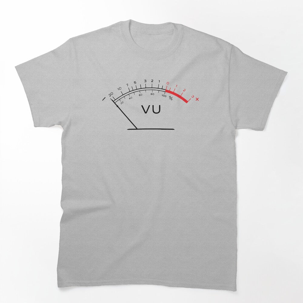 Retro VU Meter - Vintage Audio Sound Analog Music Shirt